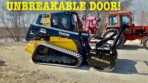 new holland skid steer door kit|john deere 333g forestry door.